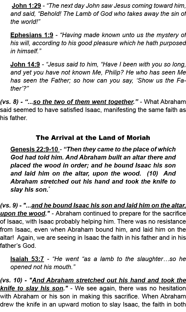  John 1:29 “The next day John saw Jesus coming toward him, and said, “Behold! The Lamb of God who takes away the sin ...