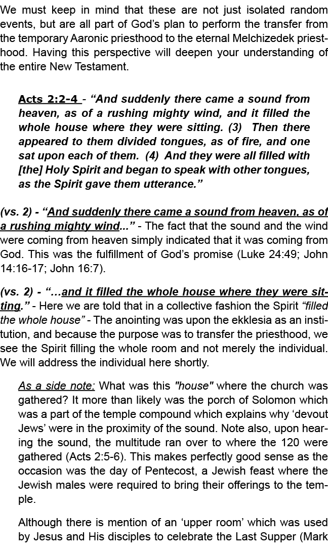 We must keep in mind that these are not just isolated random events, but are all part of God’s plan to perform the tr...