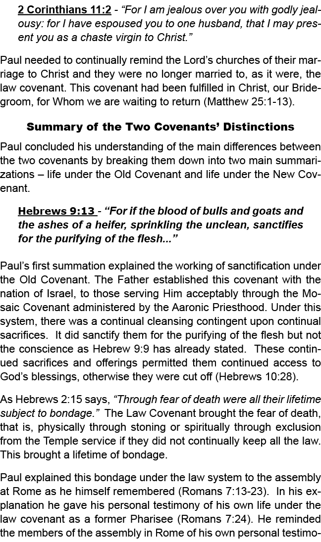 2 Corinthians 11:2 “For I am jealous over you with godly jealousy: for I have espoused you to one husband, that I may...