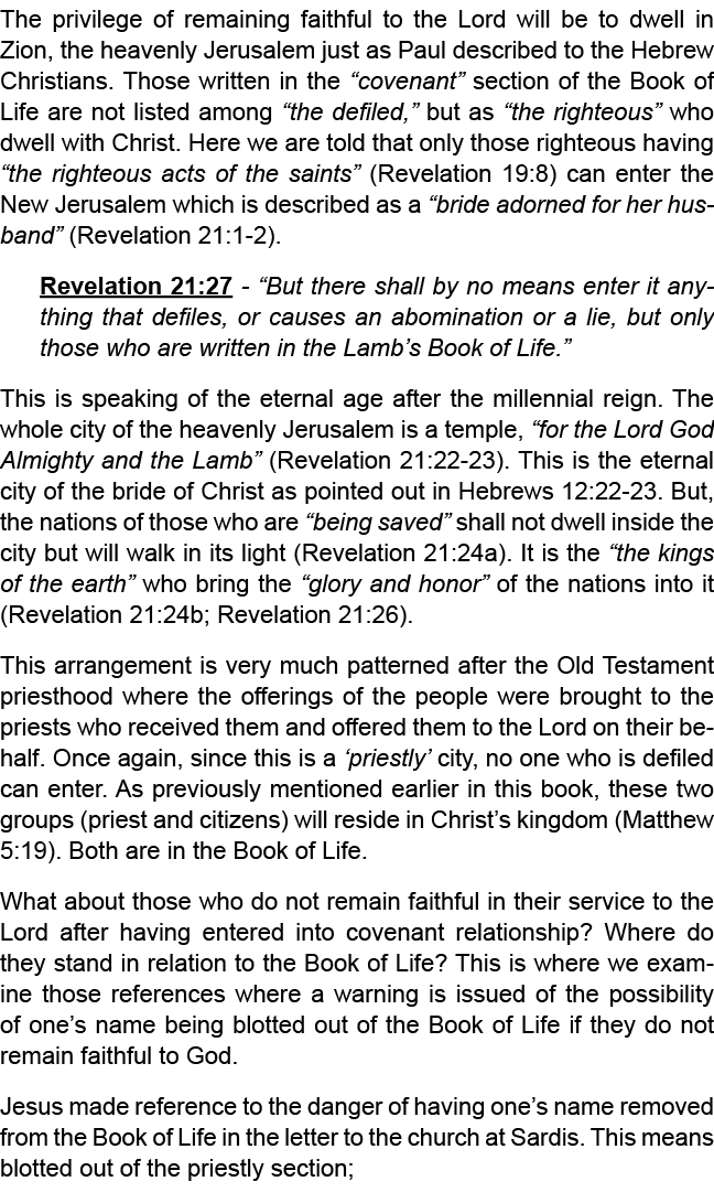said would be gathered at His return. Jesus said it will be “the elect” who are gathered by the angels at that time (...