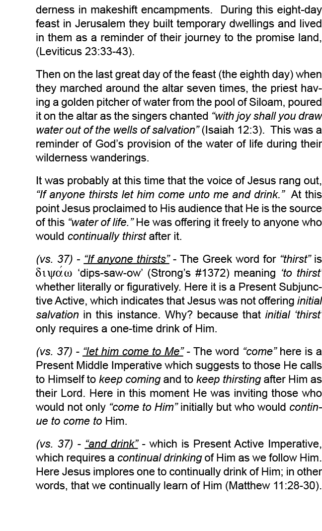 derness in makeshift encampments. During this eight day feast in Jerusalem they built temporary dwellings and lived i...