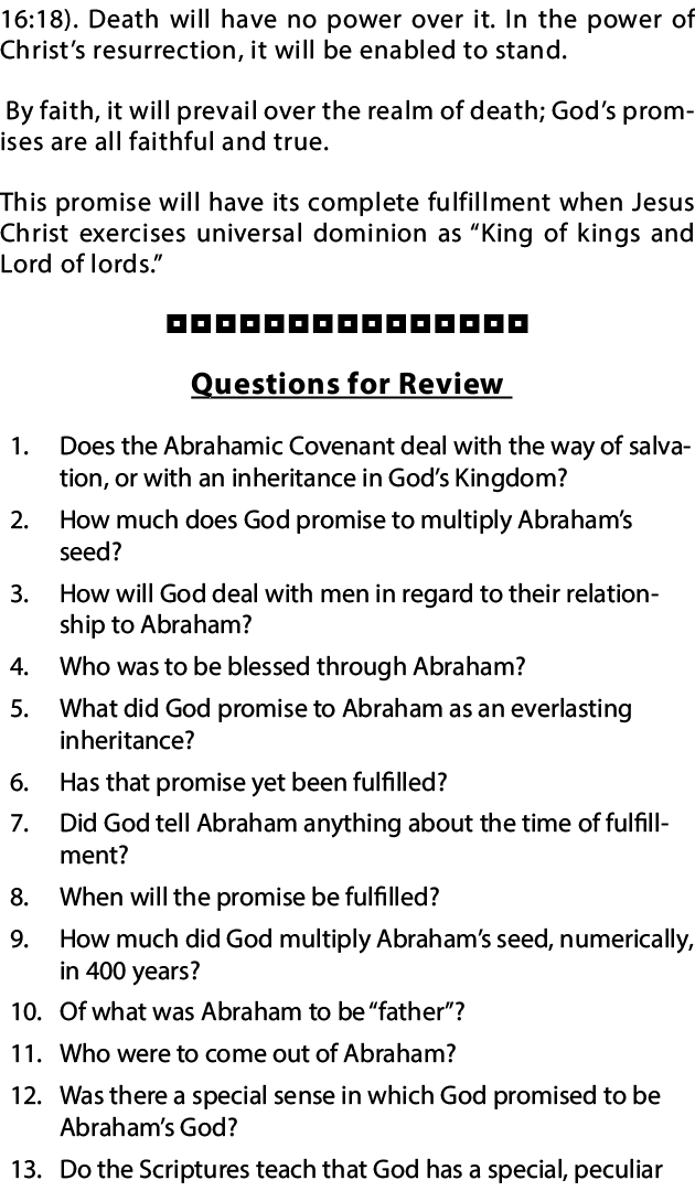 16:18)  Death will have no power over it  In the power of Christ s resurrection, it will be enabled to stand   By fai   