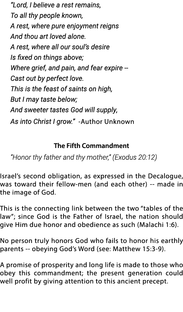  Lord, I believe a rest remains, To all thy people known, A rest, where pure enjoyment reigns And thou art loved alon   