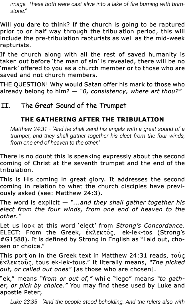 image  These both were cast alive into a lake of fire burning with brimstone   Will you dare to think  If the church    