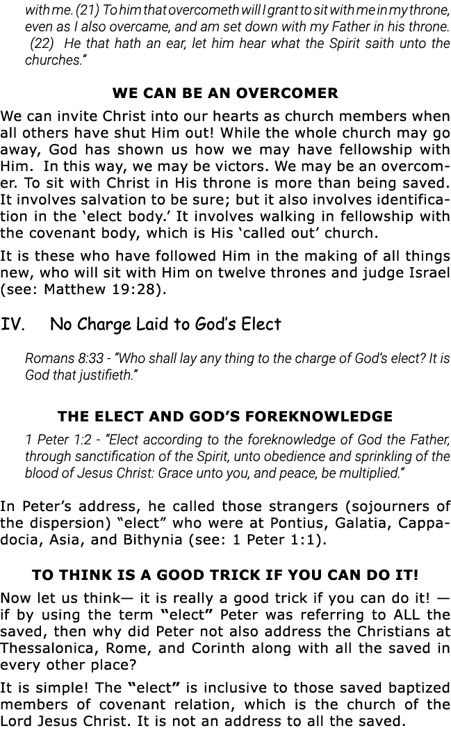 with me  (21)  To him that overcometh will I grant to sit with me in my throne, even as I also overcame, and am set d   