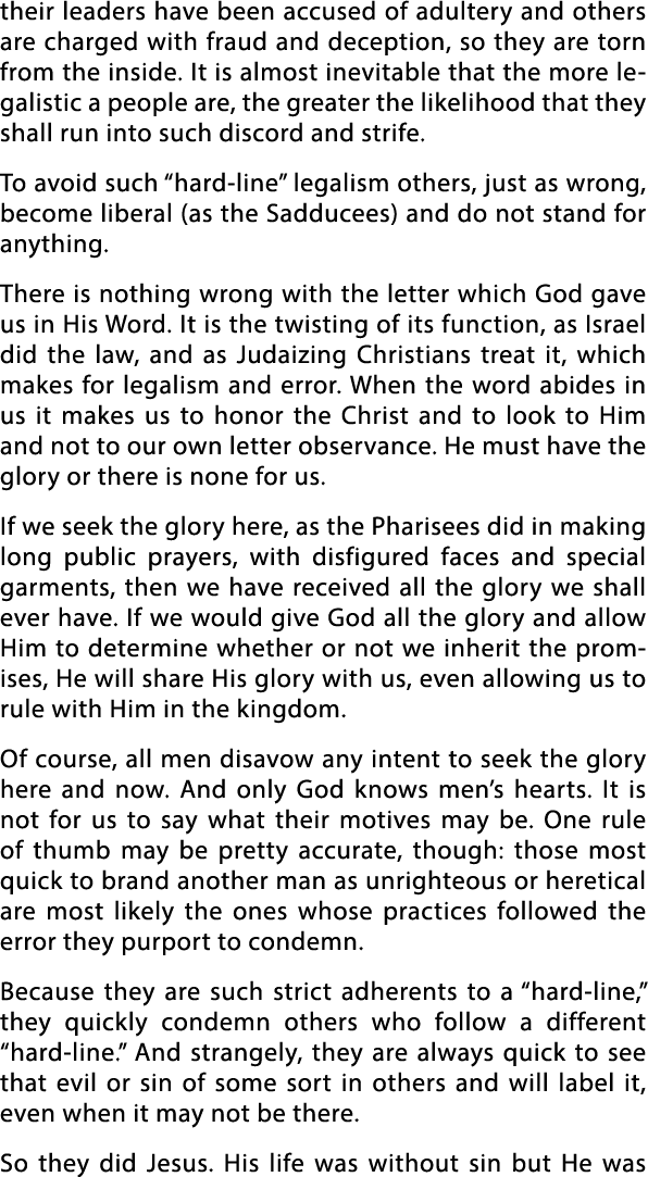 their leaders have been accused of adultery and others are charged with fraud and deception, so they are torn from th   