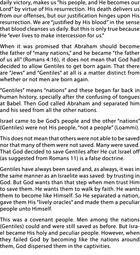 daily victory, makes us  his people, and He becomes our Lord  by virtue of His resurrection  His death delivers us fr   