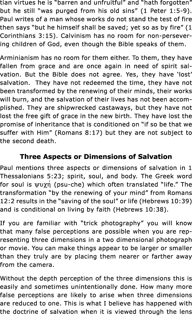 tian virtues he is  barren and unfruitful  and  hath forgotten  but he still  was purged from his old sins  (1 Peter    