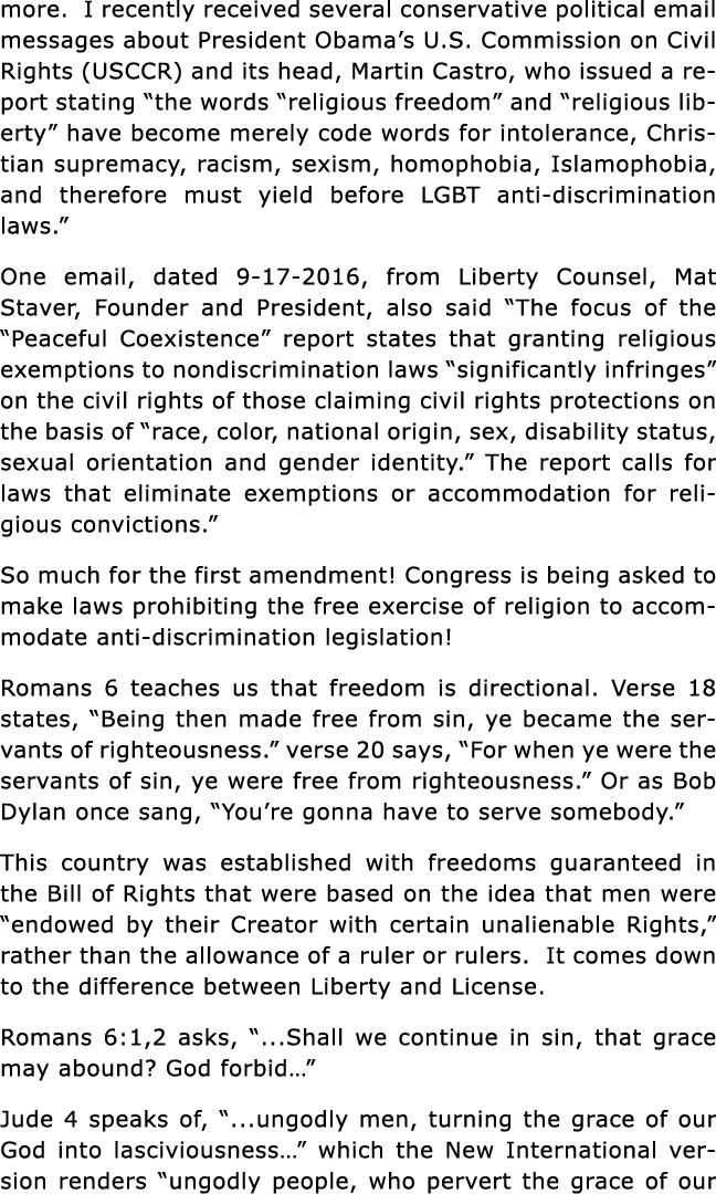 more   I recently received several conservative political email messages about President Obama s U S  Commission on C   